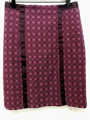 Falda New York & Company NUEVA SIN ETIQUETAS Mujer’s Falda Púrpura Talla 8 Foto 1 de 4