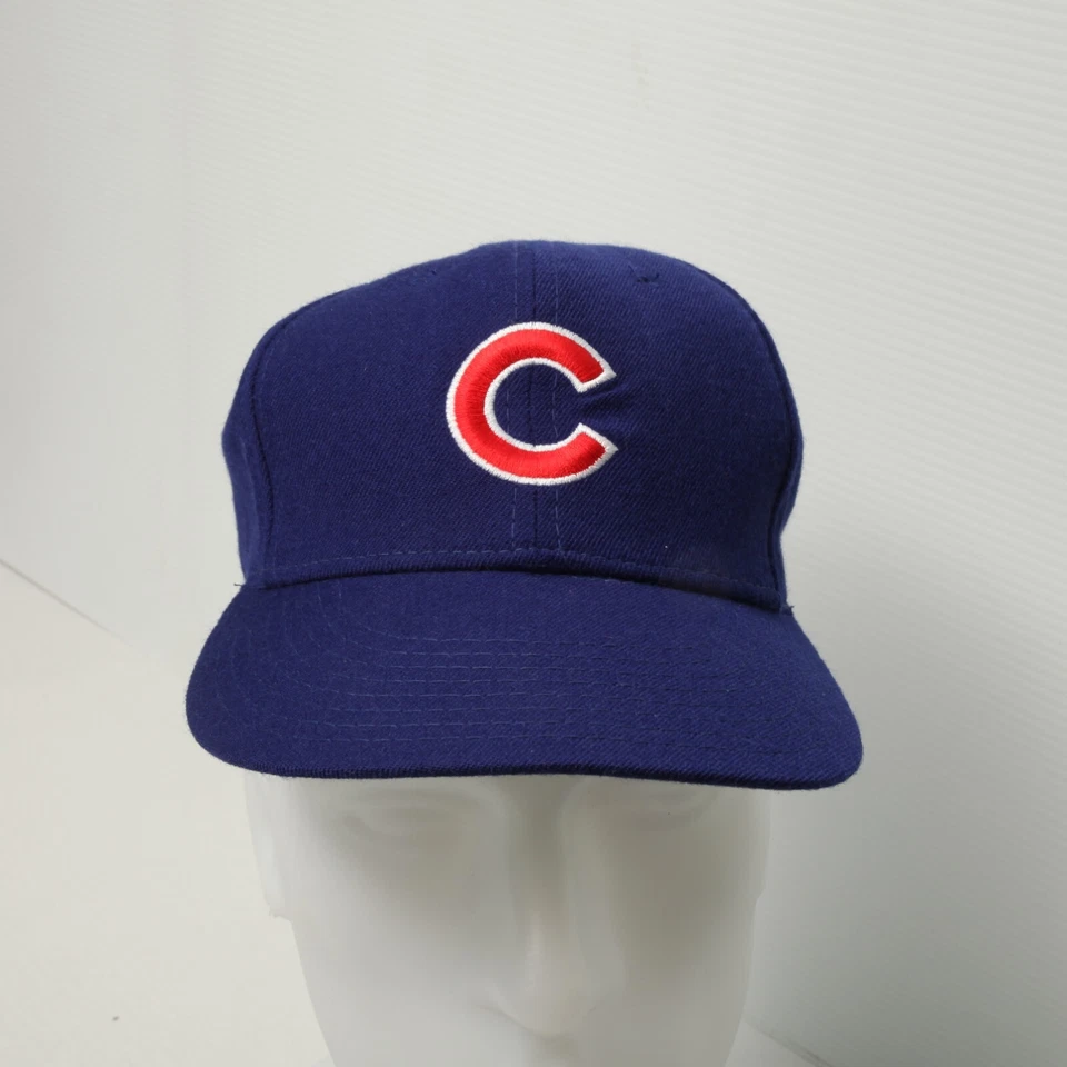 Vintage Chicago Cubs Hat Cap New Era Pro Model 7 1/8 Wool MLB Diamond Collection - Image 1 of 4