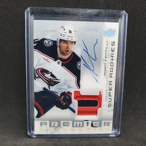 Adam Fantilli Super Rookies Patch Auto 30 /49 2023-24 Premier SRR-AF RPA - Picture 1 of 3
