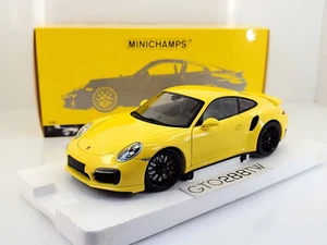 Minichamps 1:18 scale Porsche 911 Turbo S 2013(Type 991.1) Yellow *L.E.300pcs* - Picture 1 of 8