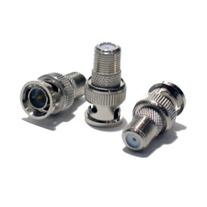 50 pack BNC Male to F Female Connector Adapter for Coaxial Cable CCTV - Picture 1 of 4