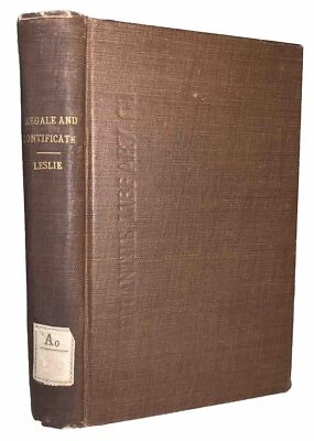 1702, CHARLES LESLIE, THE CASE OF THE REGALE & THE PONTIFICATE, CHURCH HISTORY - Image 1 of 4
