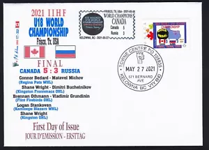 2021 IIHF U18 World Men's Hockey in Frisco, TX - CDN Picture FDC - Picture 1 of 10