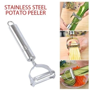 Stainless Steel Potato Julienne Peeler Carrot Grater Fruit Vegetable Cutter Tool - Picture 1 of 11