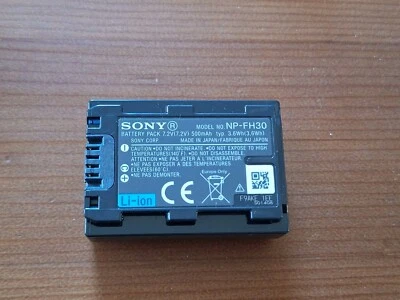 Batterie Li-ion Sony NP-FH30 - Neuve - Pour Caméscope - Produit Original Sony - Photo 1/2