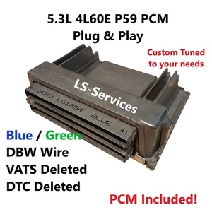 GM P59 PCM ECM Computer DBW Wire Plug & Play LS Swap - Picture 1 of 1