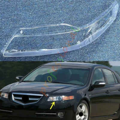 For Acura TL 2004-2008 Left Side Headlight Clear Lens Cover + Sealant — 第 1/4 张图片