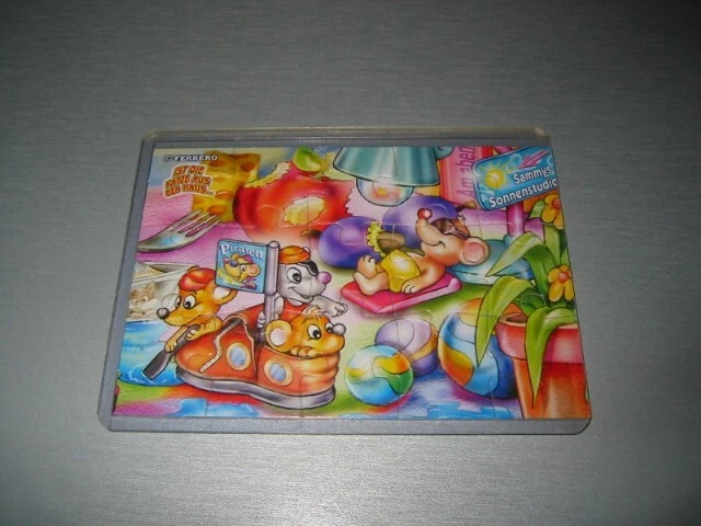 Ü Ei 2002 : Ü-Ei Puzzle Ist die Katze aus dem Haus + BPZ - Sammlungsauflösung - - Bild 1 von 1