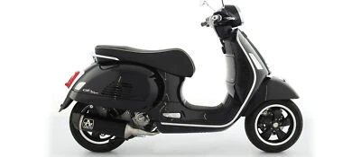 Escape Homologado EC+ECE Aluminio Negro Arrow Piaggio Vespa GTS 300 HPE 21-22 - Imagen 1 de 2
