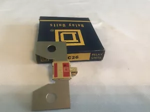 Elemento calefactor de relé de sobrecarga térmica SQUARE D C 26 ¡NUEVO! ¡ENVÍO GRATUITO!¡! - Imagen 1 de 4