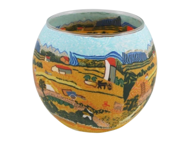 Leuchtglas Nr. 109394 Traumhafte Landschaft, Windlicht - Bild 1 von 2