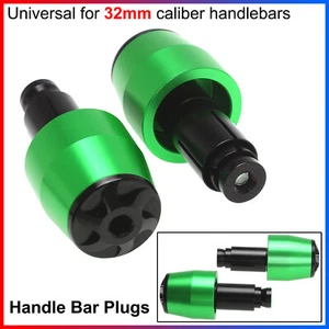A Set of Handle Bar Plugs - CNC Aluminum - Universal for 32mm caliber handlebars - Bild 1 von 9
