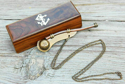 Antique Brass & Copper Boatswain Whistle Madam Hooch Whistle Movie Harry Potter • 38.80$