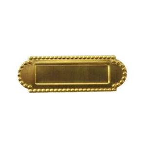 Dolls House Brass Mail Letter Box Miniature Fittings Door Furniture - Picture 1 of 1