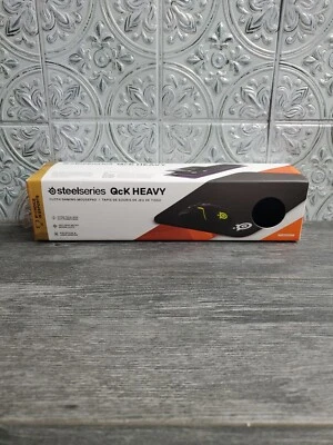 Alfombrilla de ratón SteelSeries QCK pesada mediana 12,6”X10,6”X.24” tela goma antideslizante Foto 1 de 4