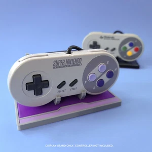 Display Stand for Original SNES Controllers / Custom 3D Printed / Super Nintendo - Picture 1 of 8