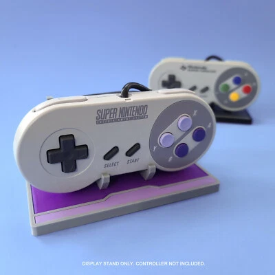 Display Stand for Original SNES Controllers / Custom 3D Printed / Super Nintendo - Image 1 of 4