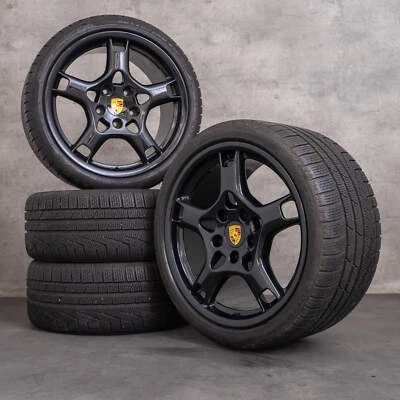 Porsche 911 Carrera Winterräder 19 Zoll Felgen 997 C2 99736215606 99736216208 - Bild 1 von 4