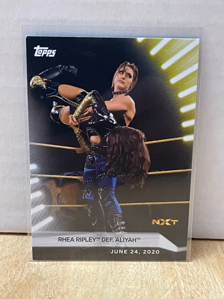 2021 Topps WWE Women's Division #32 RHEA RIPLEY / ALIYAH - Image 1 of 2