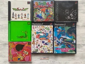 SONY PS 1  2 Bust A Move & PaRappa the Rapper & Um Jammer & vib-ribbon & summit - Picture 1 of 16