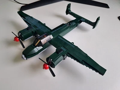 MOC WW2 Plane Soviet Union TU-2 Bomber Assembly Model - Image 1 of 4