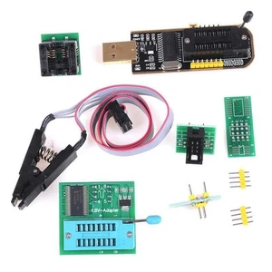 HIGH QUALITY usb programmer CH341A + SOIC8 clip + 1.8V SOIC8 New + adapter 9CB9 - Picture 1 of 12