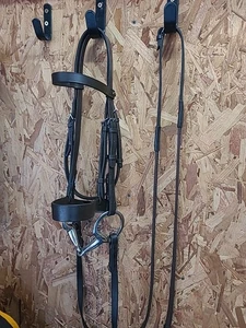 Heritage Bridle, Bit & Reins .Pony Size,  Brown.(Ref:274Y) - Picture 1 of 11