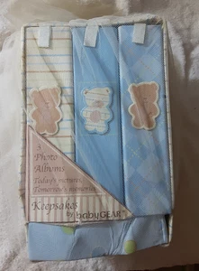 Andenken von BabyGear 3 Alben Sterne blau Erinnerungen Fotoalbum Geschenk - Bild 1 von 3