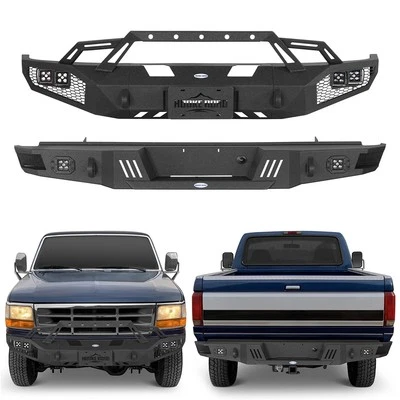 Front Bumper / Rear Bumper Fit 1992 1993 1994 1995 1996 Ford F-150 F-250 F-350 - Image 1 of 4