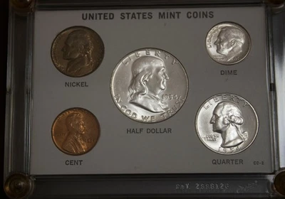 1954 D Choice BU Mint Set Cent Through Half Dollar  Lot 3464 - Image 1 of 4