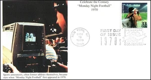 USA FDC - 1999 - Celebrate the Century - Monday Football, Scott # 3189l Mystic - Bild 1 von 2