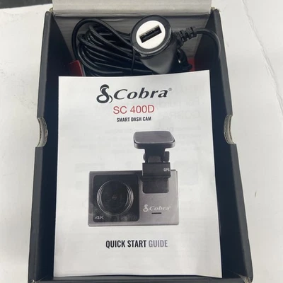 Cobra SC 400D Dash Cam with Front View Camera - Black - Image 1 of 4
