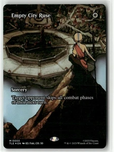 MTG Empty City Ruse 0003 Foil (Borderless) Avatar TLE NM - Picture 1 of 1