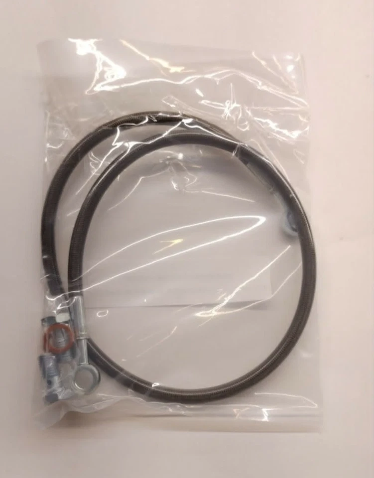 Rear Brake Line Kit +1 - Charcoal - Honda TRX450R / TRX450ER - Image 1 of 1