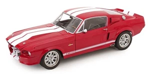 KK Scale 1:12 FORD MUSTANG SHELBY GT500 ELEANOR 1967 RED & WHITE - KKDC120173 - Foto 1 di 8
