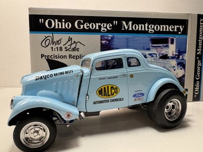 Precision Miniatures Ohio George Montgomery Malco Hot Rod 1/18 Diecast /3500 - Image 1 of 4
