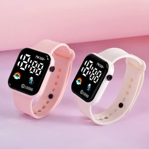 Reloj Electrónico Niños LED Digital Reloj Deportivo Impermeable Cronometraje Preciso  - Imagen 1 de 33