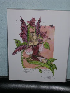 Amy Brown - Ladybug Keeper - SIGNED - OUT OF PRINT - RARE - Picture 1 of 1