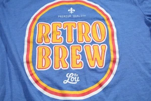 2nd Shift Brewing Retro Brew T-Shirt Beer The Lou St. Louis Blues Shirt M - Picture 1 of 4