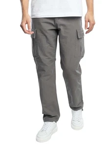 Jack & Jones Men's Kane Barkley Cargo Trousers, Grey - Picture 1 of 5