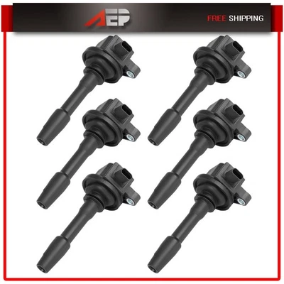 6 Ignition Coils For Ford F-150 3.3L 2018-2021 Transit-150 Transit-250 3.5L 2020 - Image 1 of 4