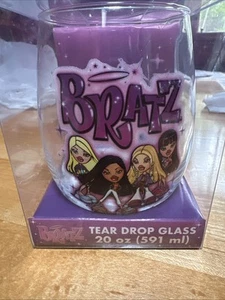 BRATZ TEAR DROP GLASS 20oz - NIB - J - Picture 1 of 4