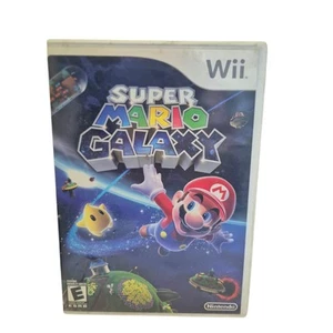 Super Mario Galaxy (Nintendo Wii, 2007) CIB Completo con Manual - Imagen 1 de 4
