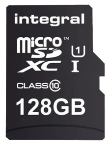 INTEGRAL - MicroSDHC Class 10 U1 Memory Card 80MB/s, 128GB - Picture 1 of 1
