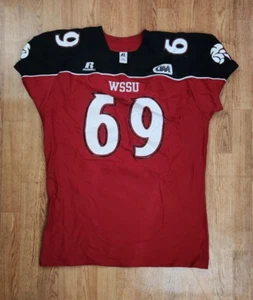 Camiseta de fútbol americano Winston-Salem State Rams auténtica usada en juegos #69 3XL WSSU Rams - Imagen 1 de 5