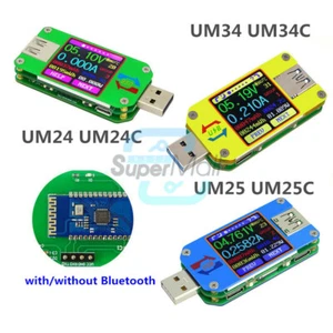 UM24 UM24C UM25 UM25C UM34 UM34C Color LCD Voltage Current Power Capacity Tester - Bild 1 von 67