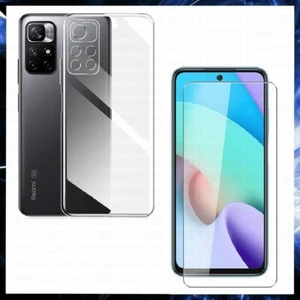 VERRE TREMPÉ + COQUE ANTICHOC TRANSPARENTE Pour XIAOMI REDMI NOTE 11 PROTECTION - Photo 1 sur 11