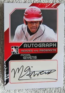 Colorado Rockies Mychal Givens 2011 firmado ITG Heroes & Prospects automático/190 - Imagen 1 de 1