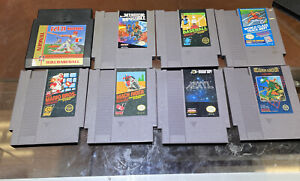 ORIGINAL NES NINTENDO GAME Video Game Lot 8 Total Good Condition Super Mario!