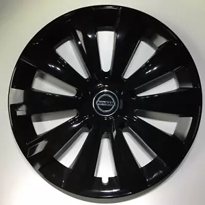 4 tapacubos tapacubos para Nissan Micra Sunny Almera Primera 15" NEGRO - Imagen 1 de 1